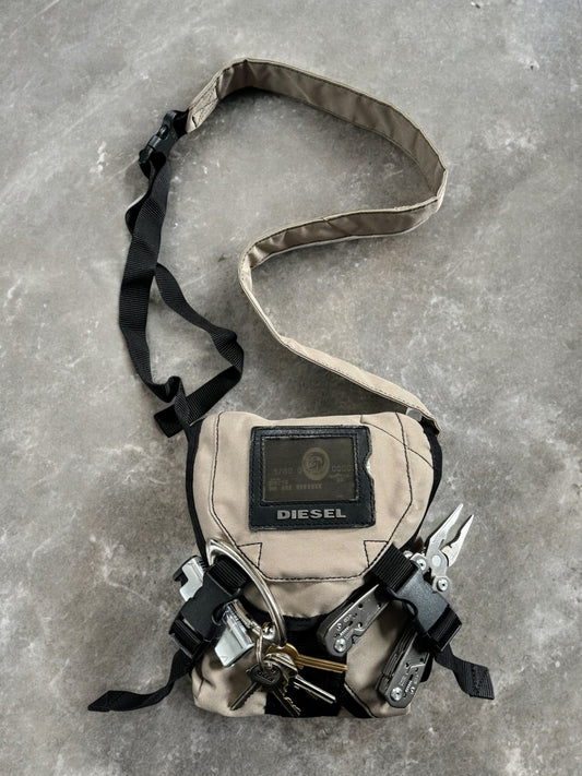 Vintage 2000's Diesel technical sling bag / crossbody bag
